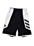 Adidas 100% Polyamide Graphic Black Athletic Shorts Size M (kids) - photo 1