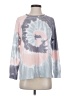 Unbranded Tie-dye Gray Long Sleeve T-Shirt Size S - photo 1