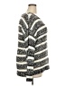 Saltwater LUXE Stripes Ivory Silver Pullover Sweater Size 2X - photo 4