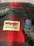 Wrangler Jeans Co 100% Polyester Plaid Red Long Sleeve Blouse Size XL - photo 7