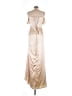 Unbranded 100% Polyester Ivory Cocktail Dress Size 14 - photo 2