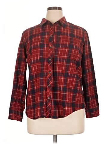 Blue Mountain Long Sleeve Button-Down Shirt (view 1)