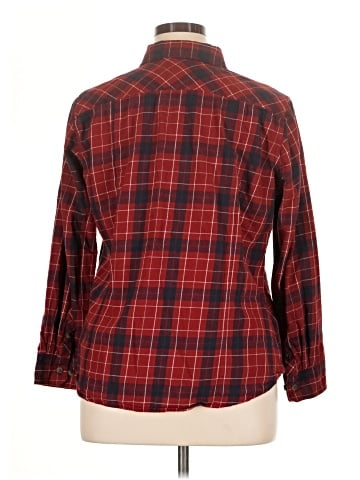 Blue Mountain Long Sleeve Button-Down Shirt (view 2)