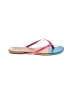 TKEES Color Block Blue Pink Sandals Size 6 - photo 1