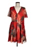 Rebecca Minkoff 100% Polyester Tropical Red Casual Dress Size 8 - photo 1