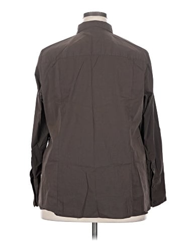 Lane Bryant Long Sleeve Button-Down Shirt (view 2)