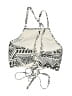 Cupshe Print Ivory White Swimsuit Top Size L - photo 2
