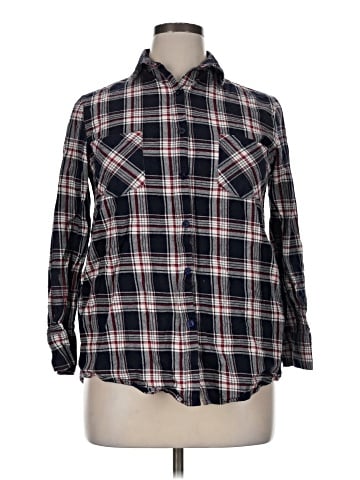 Amaryllis Long Sleeve Button-Down Shirt (view 1)