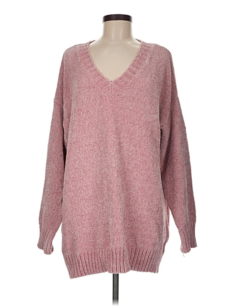 Pre-owned Pink Lily Pullover Sweater In Pink