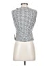 Lulus Silver Black Sleeveless Blouse Size S - photo 2