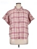 L.L.Bean Plaid Pink Short Sleeve Polo Size 1X - photo 1