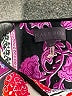 Hale Bob Print Orange Purple 3/4 Sleeve Blouse Size L - photo 7