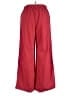 Shein 100% Polyester Stripes Red Track Pants Size L - photo 2