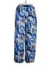 Unbranded 100% Polyester Paisley Blue Casual Pants Size 1X - photo 2