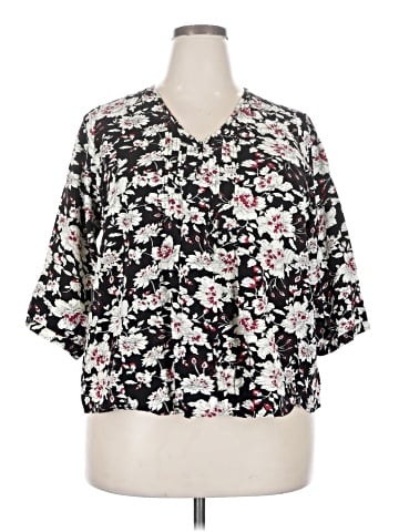 Monday Fun Short Sleeve Blouse (view 1)