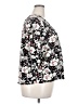 Monday Fun 100% Polyester Floral Black Short Sleeve Blouse Size 2X - photo 4