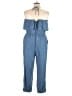 Ann Taylor 100% Lyocell Solid Blue Jumpsuit Size 14 - photo 2