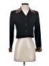 Jeffrey & Dara Animal Print Black Blazer Size 2 - photo 1
