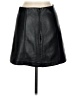 Babaton Solid Black Faux Leather Skirt Size 6 - photo 2