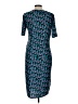 Lularoe Graphic Blue Casual Dress Size L - photo 2