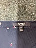 NYDJ Hearts Blue 3/4 Sleeve Blouse Size XS - photo 7