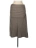 GUNEX Chevron-herringbone Gray Brown Casual Skirt Size 8 - photo 1