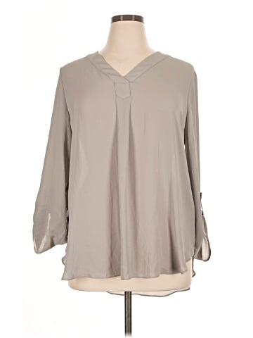 Apt. 9 3/4 Sleeve Blouse (view 1)