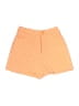 Majestic 100% Polyester Houndstooth Orange Shorts Size 5 - photo 1