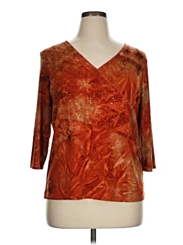 Only Nine 3/4 Sleeve Blouse (view 1)