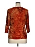 Only Nine Orange 3/4 Sleeve Blouse Size XL (estimated) - photo 2