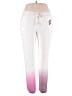 Peloton 100% Cotton Color Block White Sweatpants Size M - photo 1