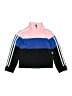 Adidas 100% Polyester Color Block Pink Track Jacket Size 5 - photo 1