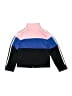 Adidas 100% Polyester Color Block Pink Track Jacket Size 5 - photo 2