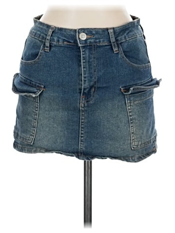 Love Culture Denim Skirt (view 1)