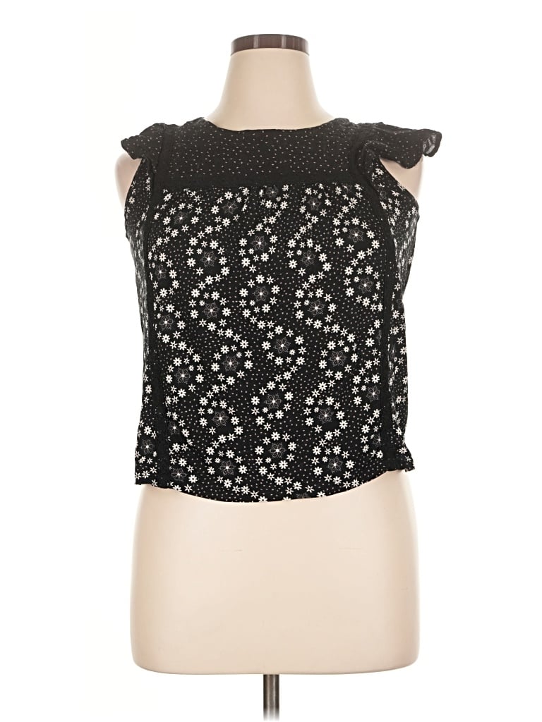Pre-owned Rewind Sleeveless Blouse In Black