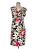 Studio M Floral Black Cocktail Dress Size 12 - photo 1