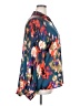BTFBM 100% Polyester Print Blue Long Sleeve Blouse Size XXL - photo 4