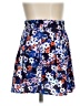Ambiance Apparel 100% Polyester Print Blue Casual Skirt Size M - photo 1