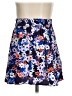 Ambiance Apparel 100% Polyester Print Blue Casual Skirt Size M - photo 2