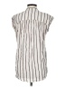 Knot Sisters 100% Rayon Stripes Ivory Sleeveless Button-Down Shirt Size S - photo 2