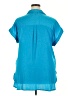 Vince Camuto 100% Polyester Blue Short Sleeve Blouse Size 2X - photo 2