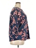 Papermoon Floral Blue 3/4 Sleeve Blouse Size 2X - photo 4