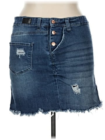 Celebrity Pink Denim Skirt (view 2)
