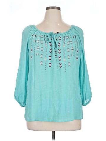 Jolt 3/4 Sleeve Blouse (view 1)
