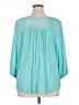 Jolt 100% Rayon Teal 3/4 Sleeve Blouse Size XL - photo 2