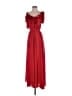 P.A.R.O.S.H. 100% Polyester Red Cocktail Dress Size M - photo 1