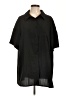Unbranded Black Short Sleeve Blouse Size L (estimated) - photo 1