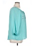 Jolt 100% Rayon Teal 3/4 Sleeve Blouse Size XL - photo 4