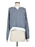 Cupcakes & Cashmere Stripes Blue Pullover Sweater Size S - photo 1
