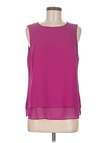 Rose + Olive Sleeveless Blouse (view 1)